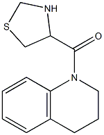 1-(1,3-thiazolidin-4-ylcarbonyl)-1,2,3,4-tetrahydroquinoline Struktur