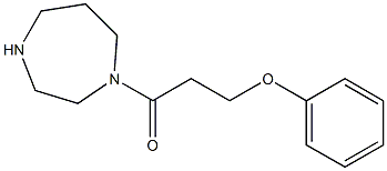 1-(1,4-diazepan-1-yl)-3-phenoxypropan-1-one Struktur