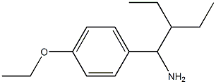 1-(1-amino-2-ethylbutyl)-4-ethoxybenzene Struktur