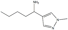 1-(1-methyl-1H-pyrazol-4-yl)pentan-1-amine Struktur