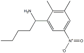 1-(2,3-dimethyl-5-nitrophenyl)pentan-1-amine Struktur