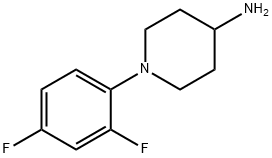 1-(2,4-difluorophenyl)piperidin-4-amine Struktur