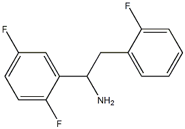 1-(2,5-difluorophenyl)-2-(2-fluorophenyl)ethan-1-amine Struktur