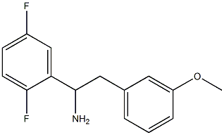 1-(2,5-difluorophenyl)-2-(3-methoxyphenyl)ethan-1-amine Struktur