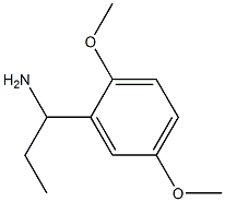 1-(2,5-dimethoxyphenyl)propan-1-amine Struktur