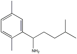 1-(2,5-dimethylphenyl)-4-methylpentan-1-amine Struktur