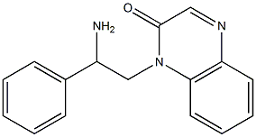 1-(2-amino-2-phenylethyl)-1,2-dihydroquinoxalin-2-one Struktur