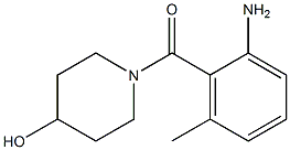 1-(2-amino-6-methylbenzoyl)piperidin-4-ol Struktur