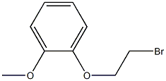 1-(2-bromoethoxy)-2-methoxybenzene Struktur