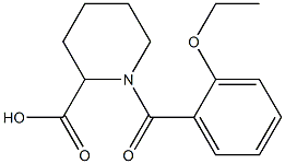 1-(2-ethoxybenzoyl)piperidine-2-carboxylic acid Struktur