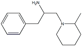 1-(2-methylpiperidin-1-yl)-3-phenylpropan-2-amine Struktur