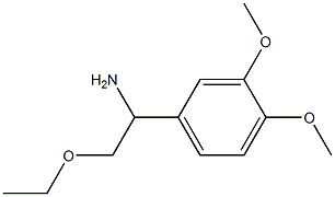 1-(3,4-dimethoxyphenyl)-2-ethoxyethanamine Struktur