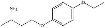 1-(3-aminobutoxy)-4-ethoxybenzene Struktur