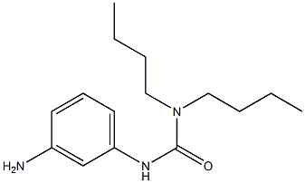 1-(3-aminophenyl)-3,3-dibutylurea Struktur