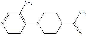 1-(3-aminopyridin-4-yl)piperidine-4-carboxamide Struktur