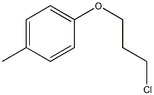 1-(3-chloropropoxy)-4-methylbenzene Struktur