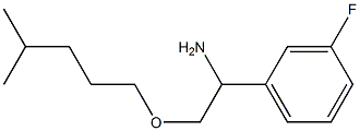 1-(3-fluorophenyl)-2-[(4-methylpentyl)oxy]ethan-1-amine Struktur