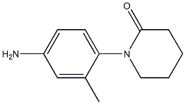 1-(4-amino-2-methylphenyl)piperidin-2-one Struktur