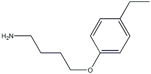 1-(4-aminobutoxy)-4-ethylbenzene Struktur