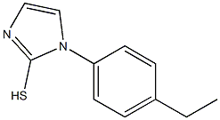 1-(4-ethylphenyl)-1H-imidazole-2-thiol Struktur