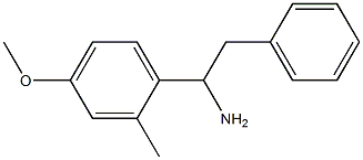 1-(4-methoxy-2-methylphenyl)-2-phenylethan-1-amine Struktur