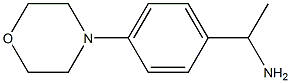 1-(4-morpholin-4-ylphenyl)ethanamine Struktur