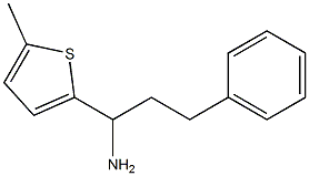 1-(5-methylthiophen-2-yl)-3-phenylpropan-1-amine Struktur