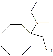 1-(aminomethyl)-N-methyl-N-(propan-2-yl)cyclooctan-1-amine Struktur