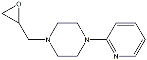 1-(oxiran-2-ylmethyl)-4-(pyridin-2-yl)piperazine Struktur