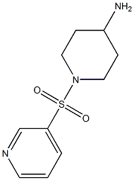 1-(pyridin-3-ylsulfonyl)piperidin-4-amine Struktur