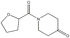 1-(tetrahydrofuran-2-ylcarbonyl)piperidin-4-one Struktur