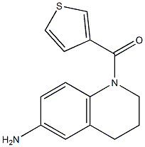 1-(thiophen-3-ylcarbonyl)-1,2,3,4-tetrahydroquinolin-6-amine Struktur