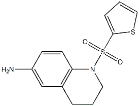 1-(thiophene-2-sulfonyl)-1,2,3,4-tetrahydroquinolin-6-amine Struktur