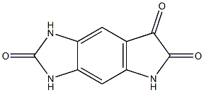 1,5-dihydroimidazo[4,5-f]indole-2,6,7(3H)-trione Struktur