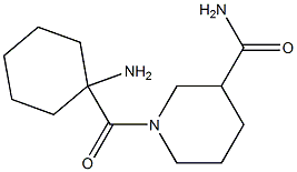 1-[(1-aminocyclohexyl)carbonyl]piperidine-3-carboxamide Struktur