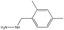 1-[(2,4-dimethylphenyl)methyl]hydrazine Struktur