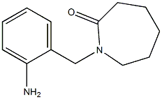 1-[(2-aminophenyl)methyl]azepan-2-one Struktur