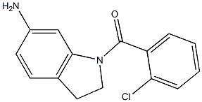 1-[(2-chlorophenyl)carbonyl]-2,3-dihydro-1H-indol-6-amine Struktur