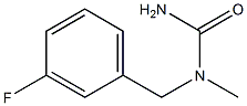 1-[(3-fluorophenyl)methyl]-1-methylurea Struktur