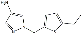 1-[(5-ethylthiophen-2-yl)methyl]-1H-pyrazol-4-amine Struktur