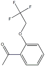 1-[2-(2,2,2-trifluoroethoxy)phenyl]ethanone Struktur