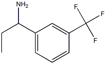 1-[3-(trifluoromethyl)phenyl]propan-1-amine Struktur