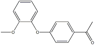 1-[4-(2-methoxyphenoxy)phenyl]ethan-1-one Struktur