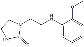 1-{2-[(2-methoxyphenyl)amino]ethyl}imidazolidin-2-one Struktur