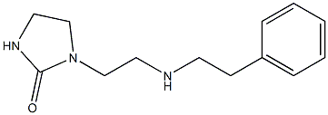 1-{2-[(2-phenylethyl)amino]ethyl}imidazolidin-2-one Struktur