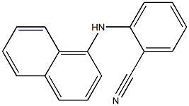 2-(naphthalen-1-ylamino)benzonitrile Struktur