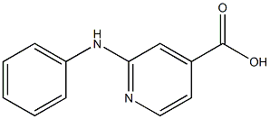 2-(phenylamino)pyridine-4-carboxylic acid Struktur