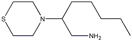 2-(thiomorpholin-4-yl)heptan-1-amine Struktur