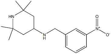 2,2,6,6-tetramethyl-N-[(3-nitrophenyl)methyl]piperidin-4-amine Struktur