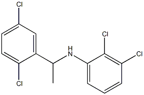 2,3-dichloro-N-[1-(2,5-dichlorophenyl)ethyl]aniline Struktur